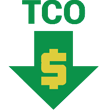 60-80% Hard TCO Savings 